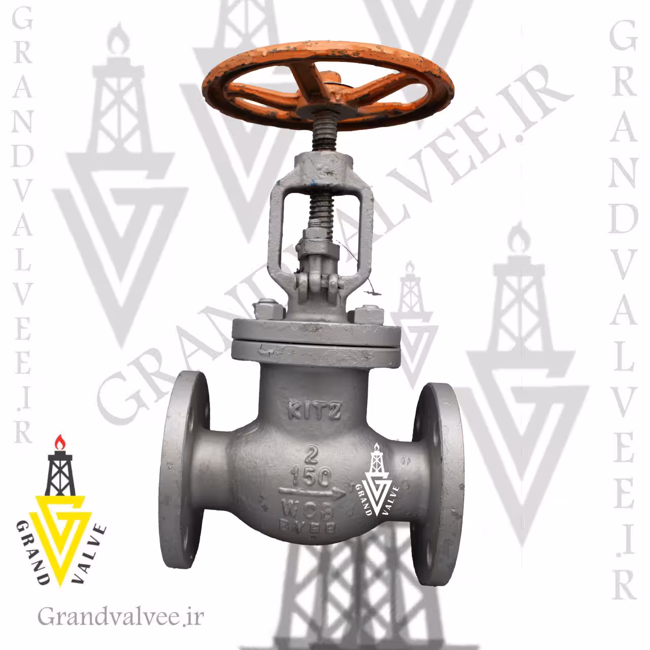 کد:1019 شیرفلکه سوزنی 2 اینچ کلاس 150 فولاد ریخته گری