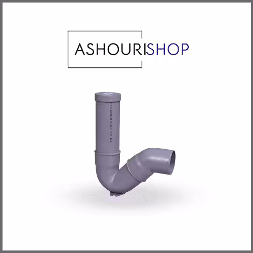 سیفون 110 یک تکه با درپوش (بالوله 125 و طول PE) سایز 20cm برند نیوفلکس