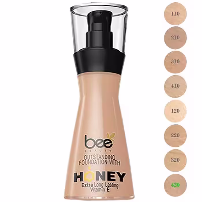 کرم پودر بی بیوتی شماره 420 bee beauty honey foundation number 420
