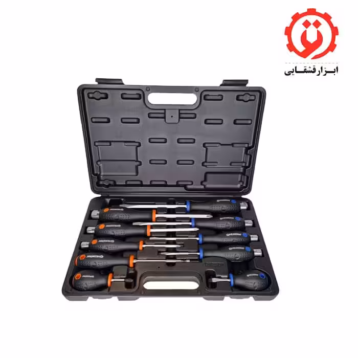 ست پیچ گوشتی ضربه خور 10 عددی هزبرن مدل H1249010H