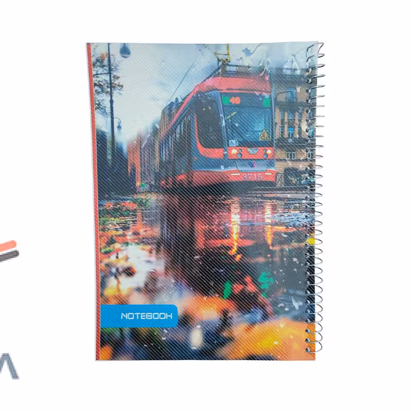 دفتر 2 خط سیمی 100 برگ