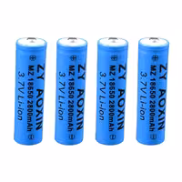 باتری لیتیوم یون 18650 ظرفیت 2800MA- بسته 4 عددی