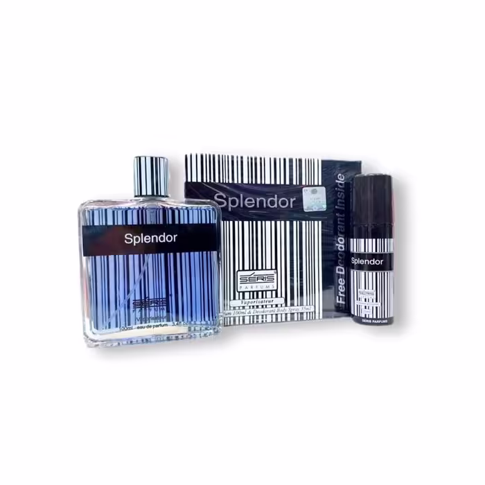 عطر اسپلندور بلک-مشکی اصلی با اسپری 100میل Splendor Black