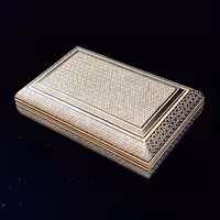 جعبه خاتم کاری مدل تمام خاتم  14در22