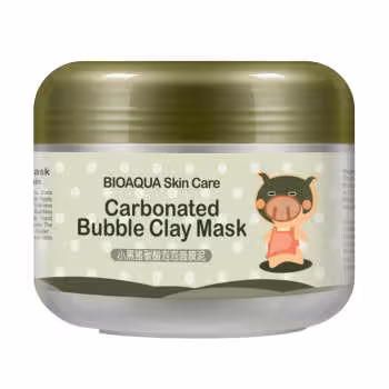 ماسک صورت بایو آکوا مدل Carbonated Bubble Clay حجم 100 میلی لیتر