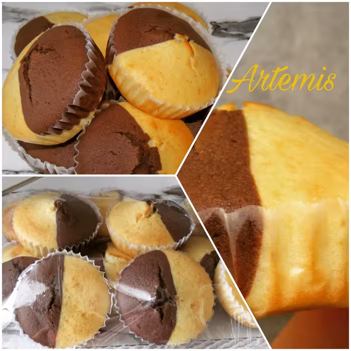 پای کیک دورنگ با طعم و بافت عالی وفوق العاده خوشمزه