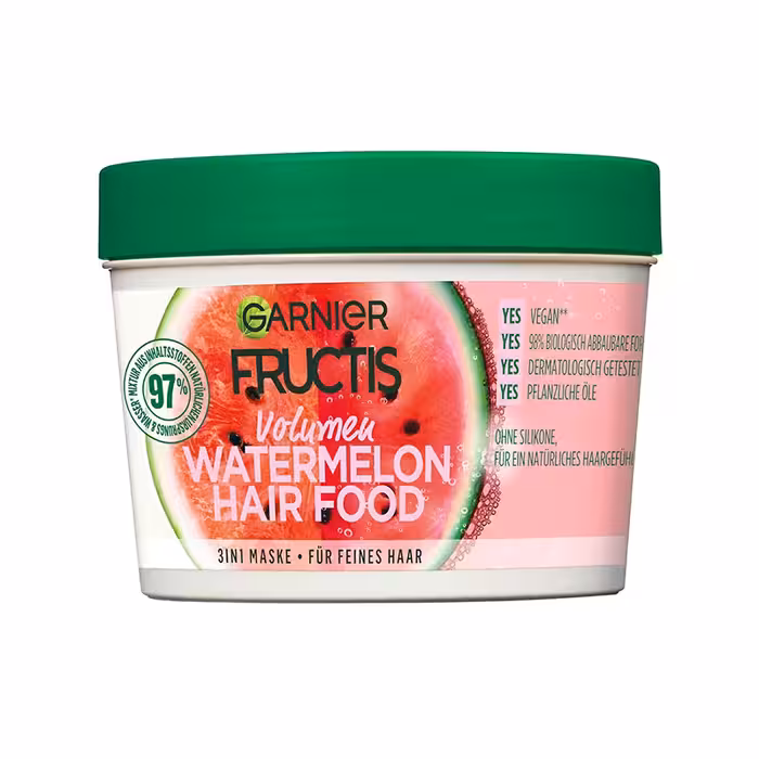 ماسک مو تقویت کننده گارنیر Garnier عصاره هندوانه حجم 400 میل