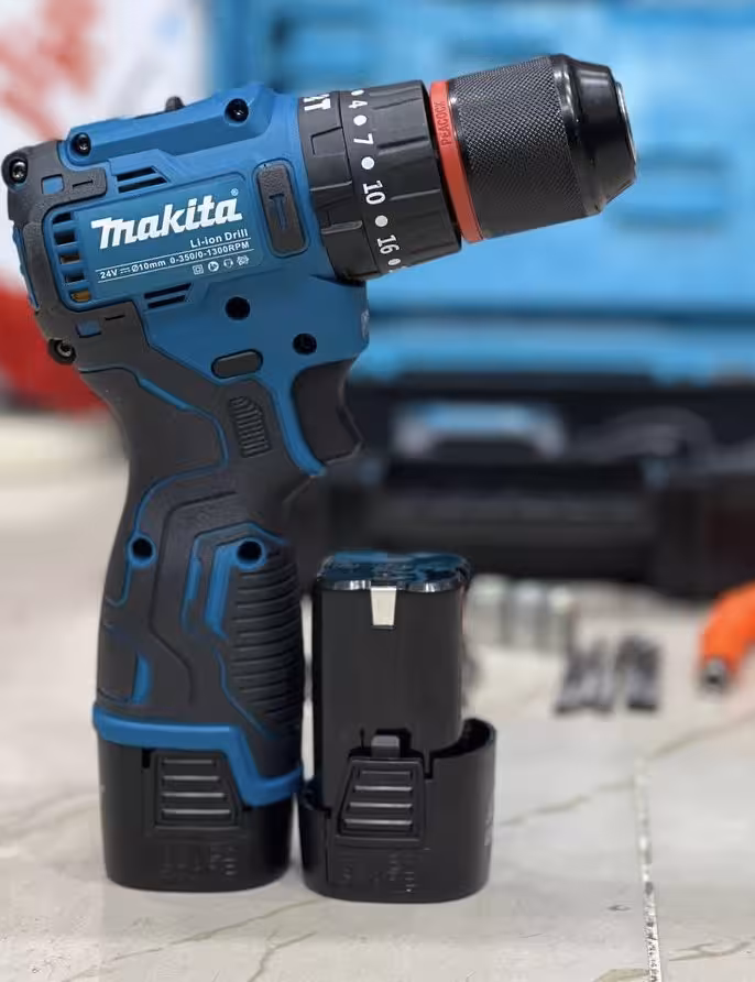 دریل شارژی 24 ولت برشلس ماکیتا