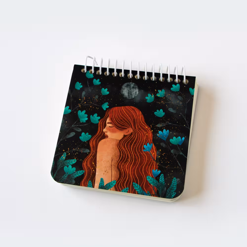 دفترچه مربعی دختر کیچ بوک (KITSCHBOOK)