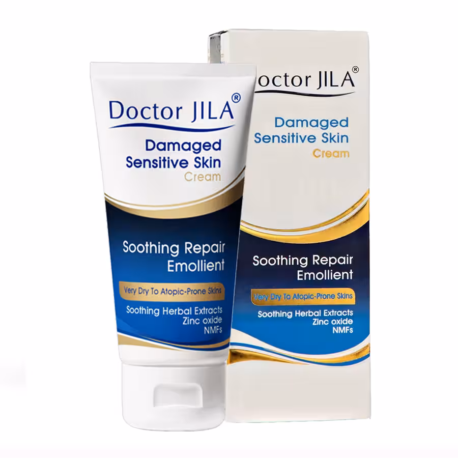 کرم نرم کننده پوست حساس و آسیب دیده دکتر ژیلا
