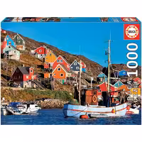 پازل 1000 قطعه Educa طرح خانه های شمالی نوردیک