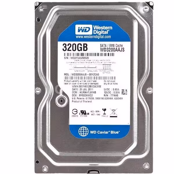 هارد دیسک اینترنال وسترن دیجیتال 320GB آبی ا Hard Disk Drive Western Digital 320GB Blue
