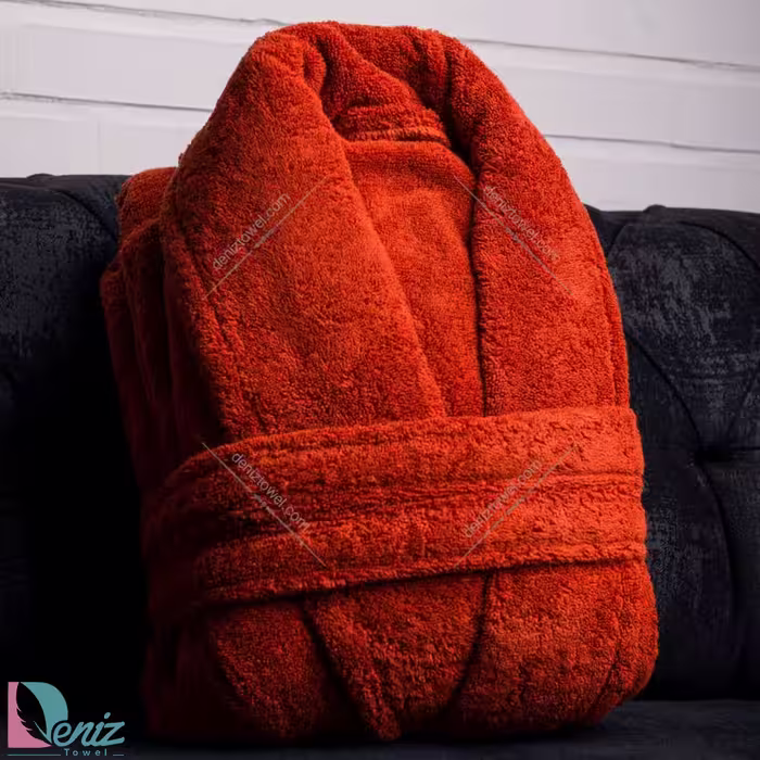 حوله تن پوش کالورا رنگ آجری