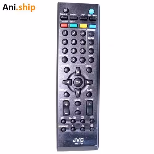 کنترل تلویزیون ال سی دی LCD جی وی سی مدل RM-710R