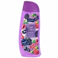 شامپو بدن هوبی Hobby مدل Fresh Care حاوی عصاره شاه توت و تمشک حجم 500 میل