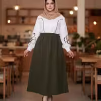 ست شومیز دامن سایز بزرگ غنچه(موجودی سوال شود)