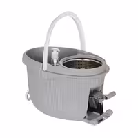 سطل و تی چرخشی پدالی، چرخدار، حجم 28 لیتر، برند زبرا همارا، کد 660292