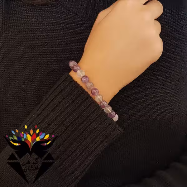 دستبند آمتیست سنگ درمانی آرامش بخش کد D_1003