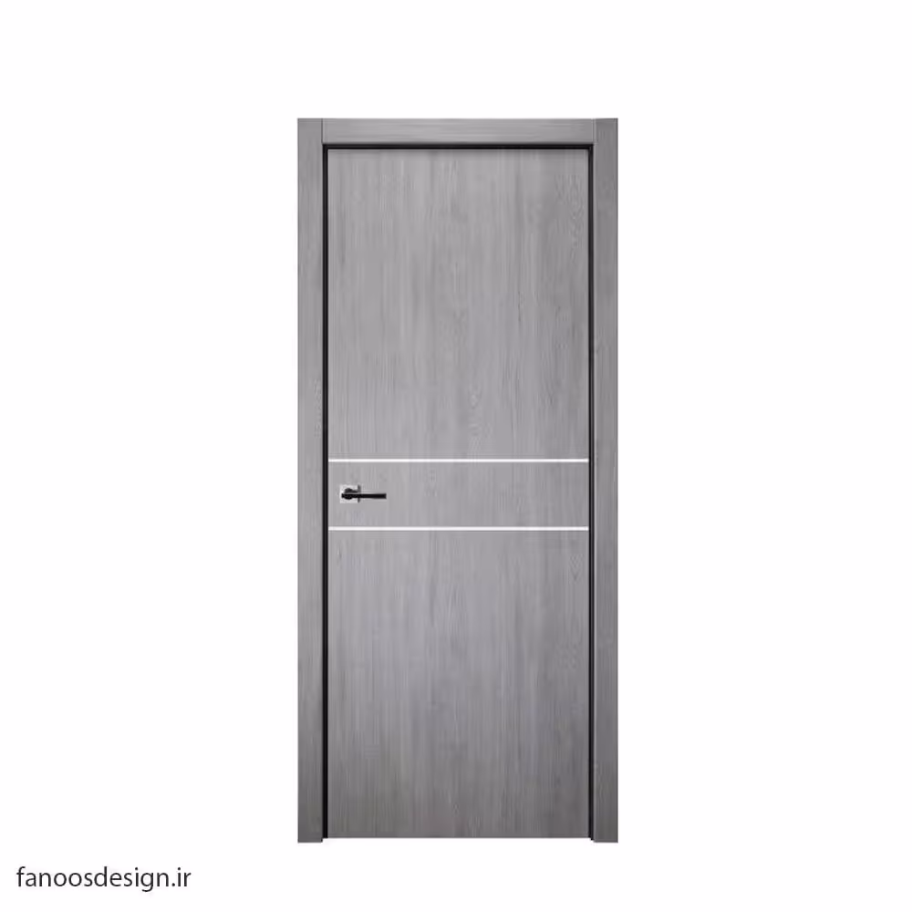 درب وکیوم طوسی روشن با قاب CNC کد 1041