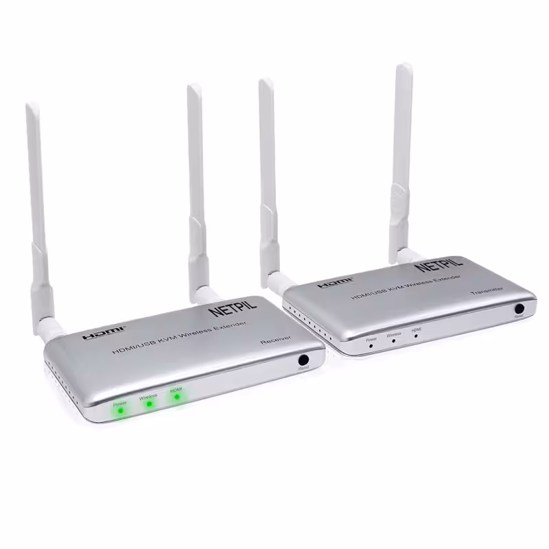 کی وی ام سوییچ HDMI بیسیم دو پورت نت پیل مدل kvwl200m