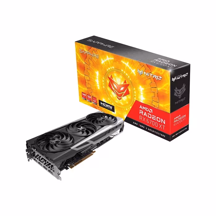 کارت گرافیک سافایر AMD Radeon RX 6700 XT Nitro  12GB