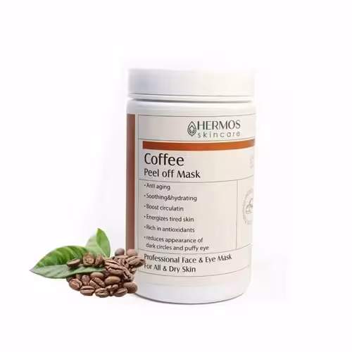 ماسک لاتکسی قهوه هرموس 300 گرم Coffee peel off Mask Hermos 300g
