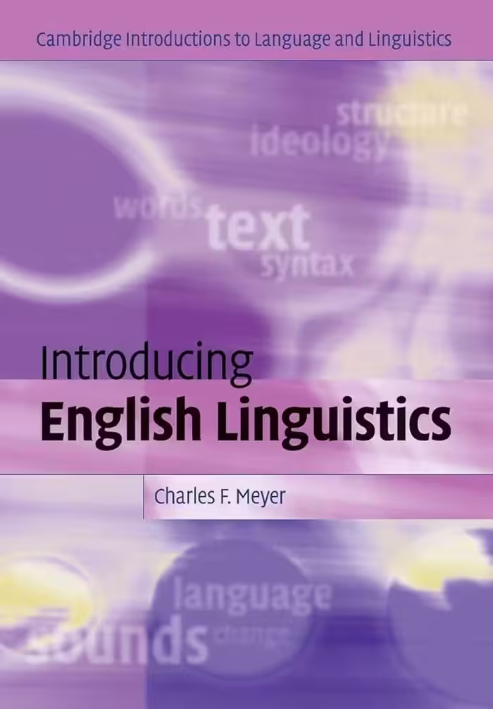 کتاب Introducing English Linguistics (Cambridge Introductions to Language and Linguistics)