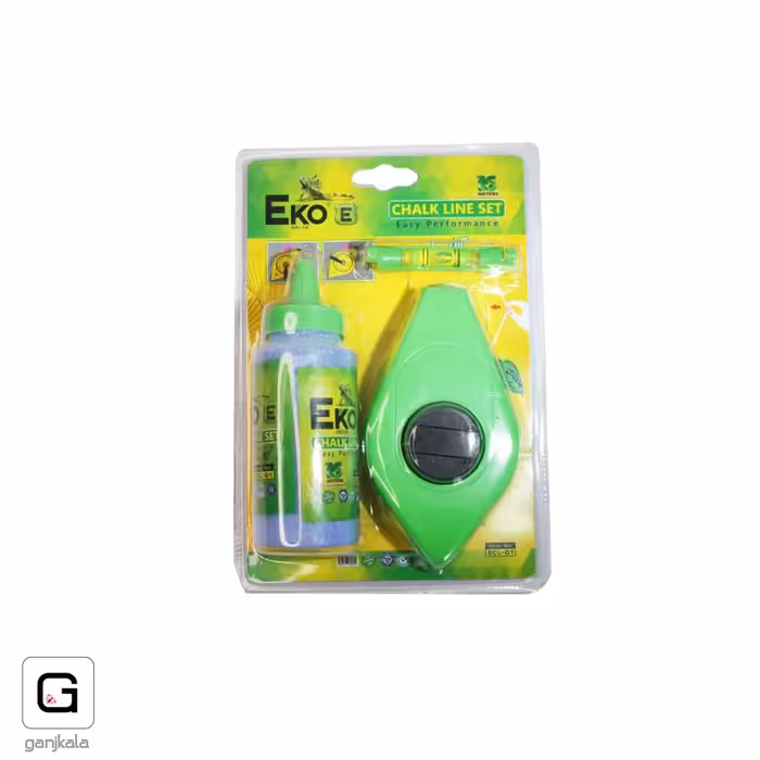 چاک لاین 15 متری پلاستیکی تراز دار اکو