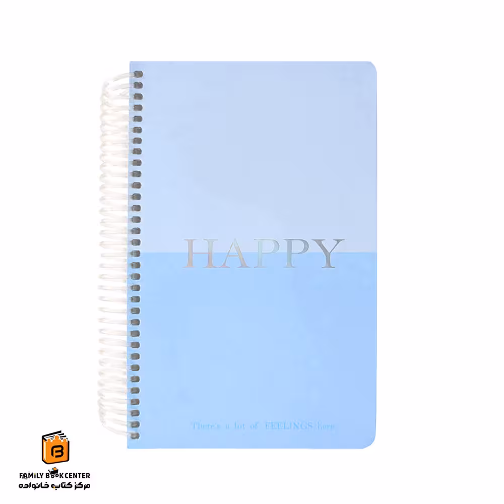 دفتر یادداشت آبی مدل HAPPY لانگو (Lango)