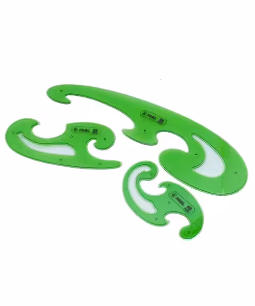 شابلون مهندسی فابل پیستوله سه تکه (20عددی)