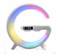 چراغ خواب اسپیکر RGB مجهز به شارژر وایرلس مدل G برند Blulory N69