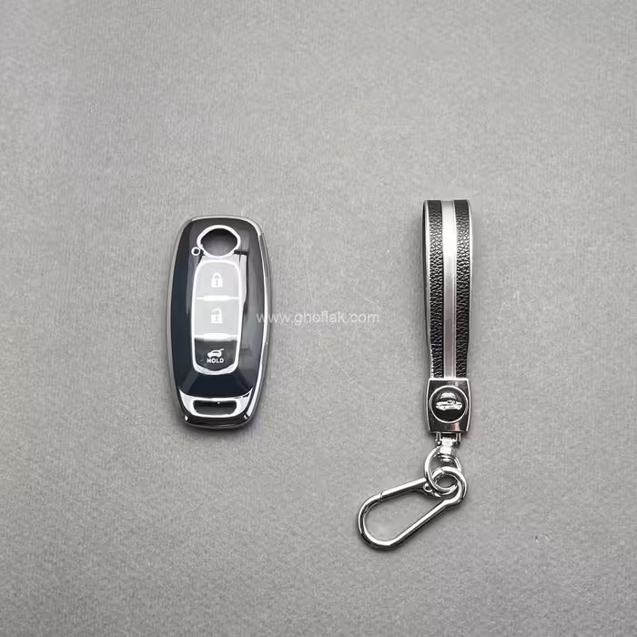 کاور ریموت نیسان سیلفی طرح براق با بند ست