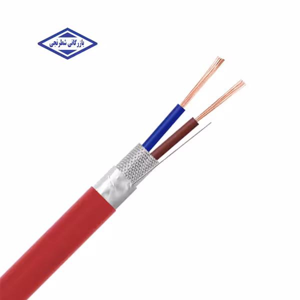 کابل افشان اعلام حریق 1/5*2 یاقوت سیلیکونی