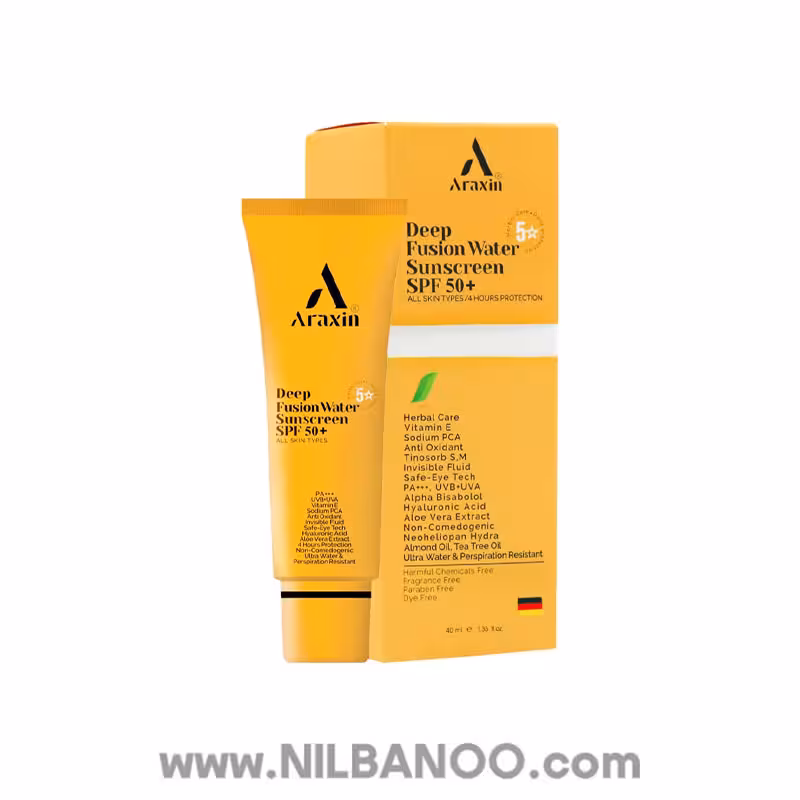 ضدآفتاب فیوژن واتر آراکسین SPF50