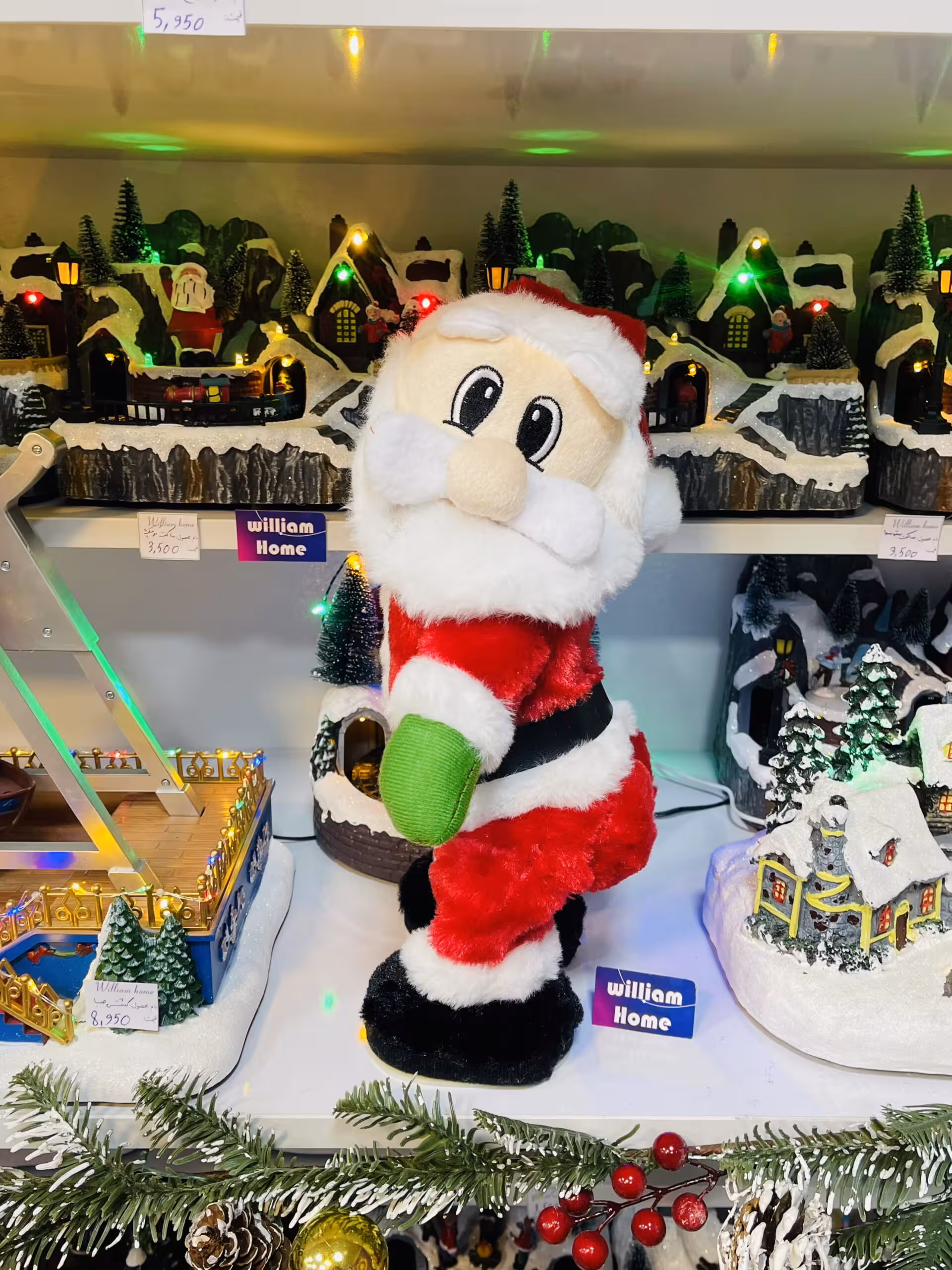 بابانوئل شیک زن موزیکال کریسمس P-1