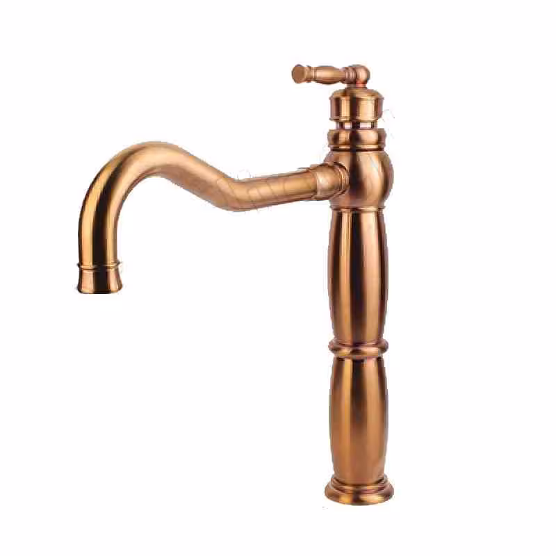 شیر ظرفشویی قهرمان مدل آنتیک طلایی مات