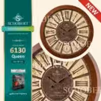 SCHOBERT شوبرت ساعت  دیواری قطر 60 قهوه ای  6130