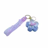 جاسوئیچی عروسکی طرح ستاره شیشه ای بنفش