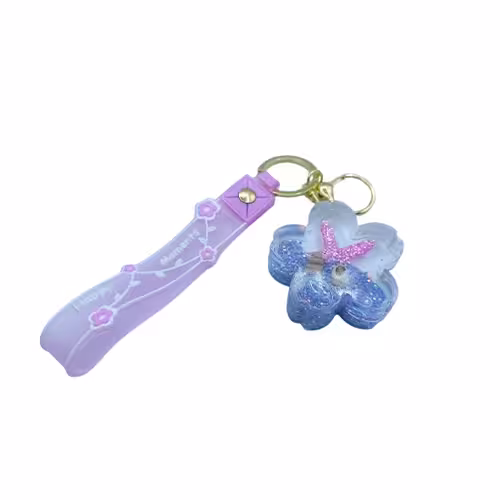 جاسوئیچی عروسکی طرح ستاره شیشه ای بنفش