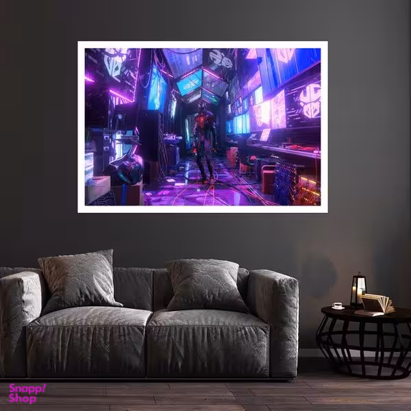 تابلو بکلیت طرح کارتون اسپایدر من مدل قاب شاسی W-s8840