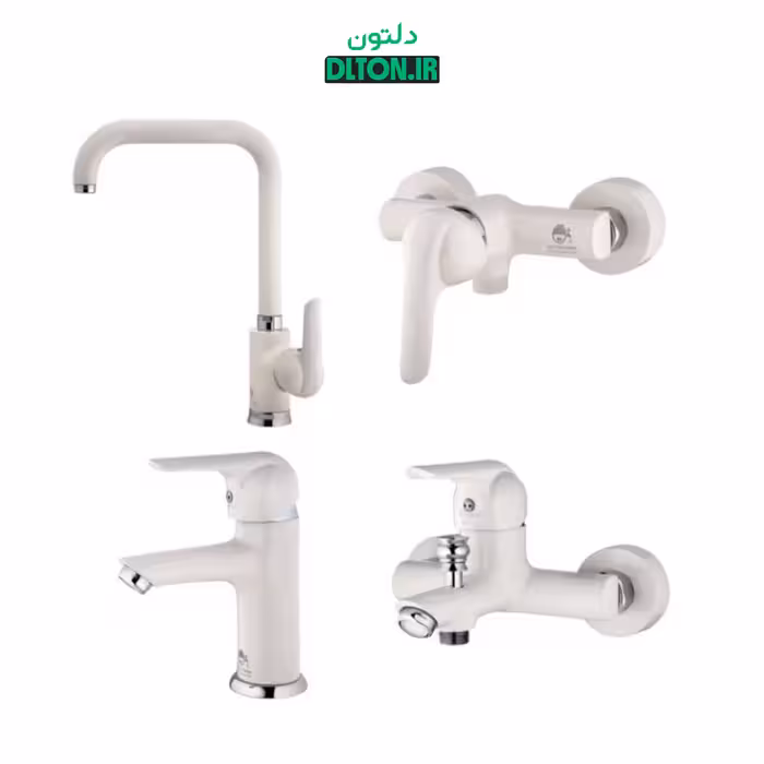 ست شیرآلات درخشان مدل وایت کاج