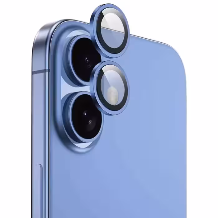 محافظ لنز دوربین اپل iphone 16 Pro / 16 Promax - نقره ای