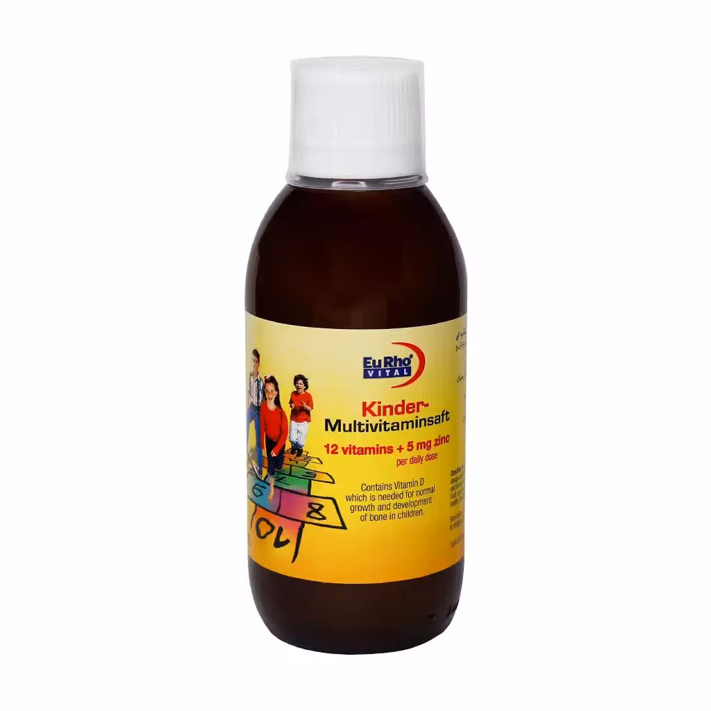 شربت کیندر مولتی ویتامین 200 میلی لیتر یوروویتال Eurho Vital