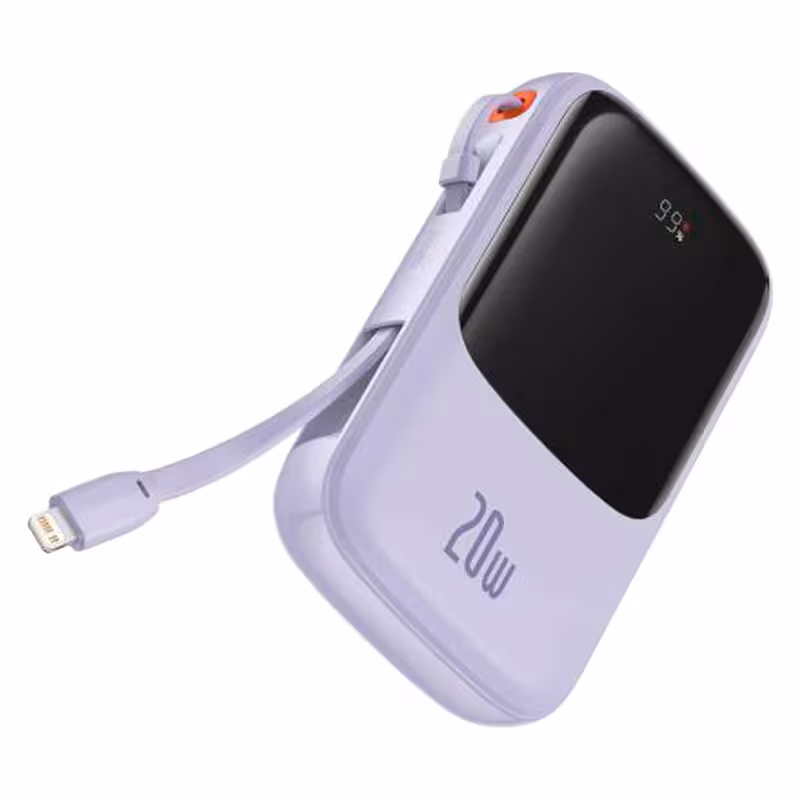 پاوربانک باسئوس مدل Qpow Pro ظرفیت 10000 میلی آمپر ساعت | کالا مکس