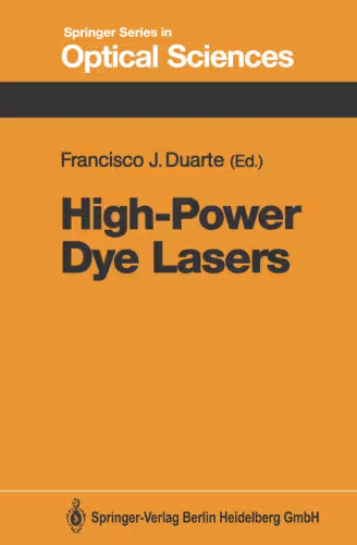 خرید و دانلود نسخه کامل کتاب High-Power Dye Lasers