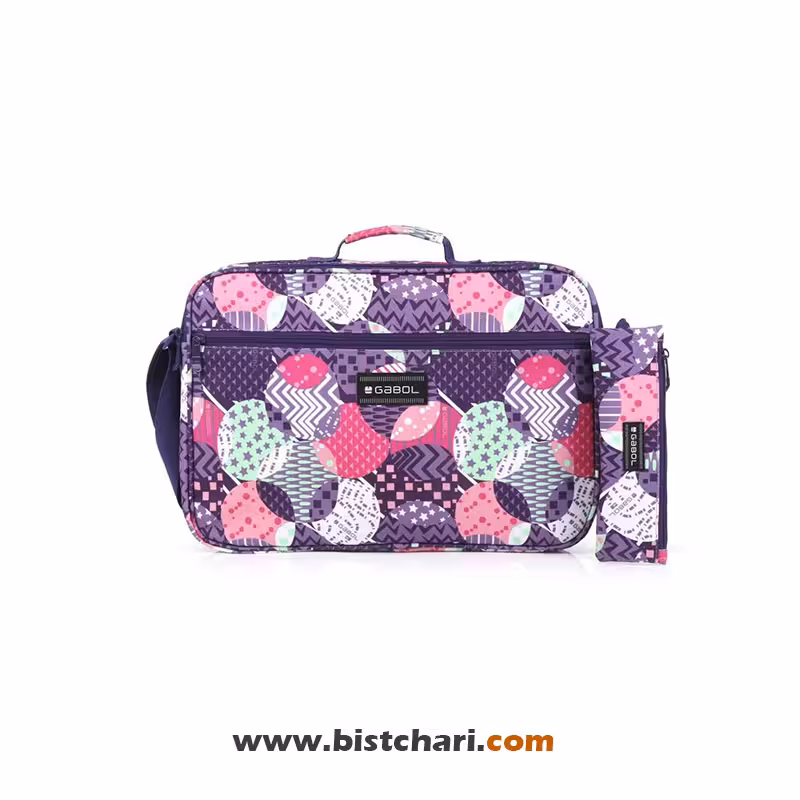 کیف دوشی مدل Globe همراه با جامدادی برند Gabol کد 225559099
