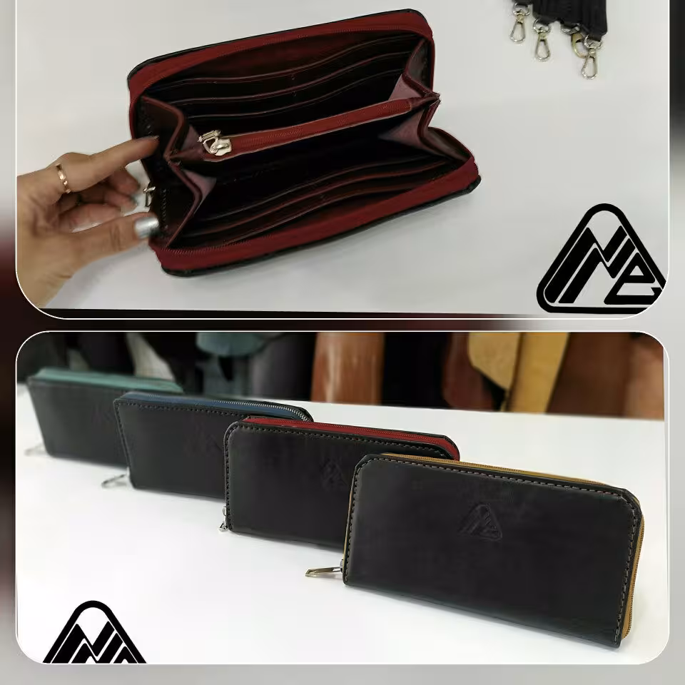 کیف دستی زنانه چرم طبیعی دست دوز