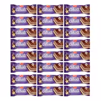 کیک کاکائویی و کرم شیری آلبینا شیرین عسل 80 گرمی بسته 24 عددی