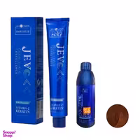 رنگ مو جوو مدل Excellence شماره 6.64 حجم 100 میلی لیتر رنگ شاه بلوطی روشن به همراه اکسیدان جوو کد 01 شش درصدی حجم 150 میلی لیتر