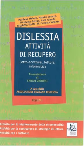 خرید و دانلود نسخه کامل کتاب Dislessia: attività di recupero. Letto-scrittura, lettura, informatica